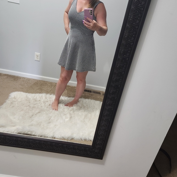 Forever 21 polka dot skater dress- small - Picture 8 of 9